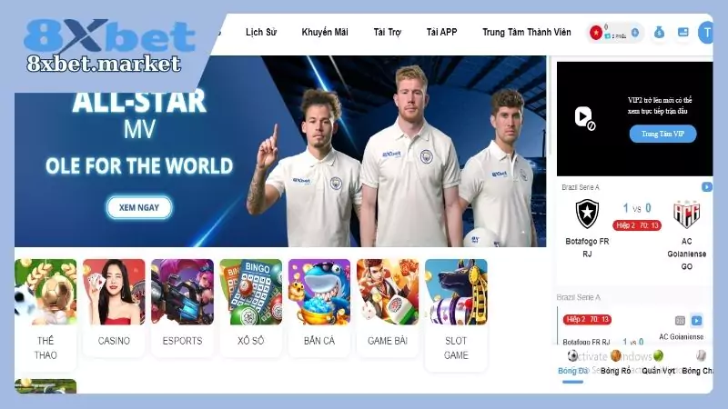 App 8XBet là phần mềm nhà cái 8XBet được thiết lập riêng cho điện thoại