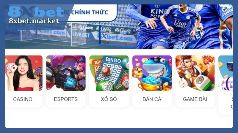 Cách đặt cược trên 8xbet