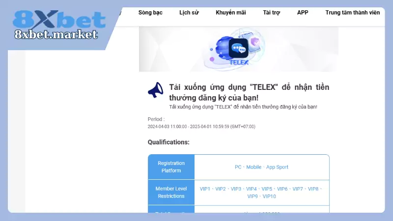 Tải ngay TELEX và tham gia group để nhận thưởng giá trị