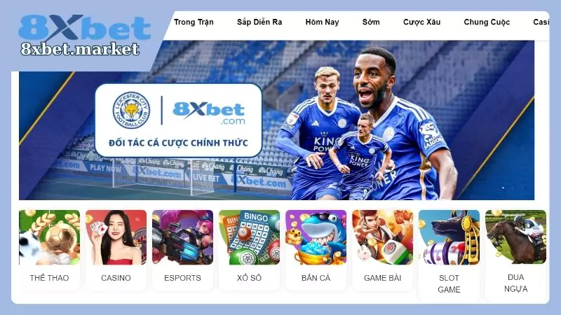 Thể thao và casino đều là sản phẩm được 8XBet đầu tư