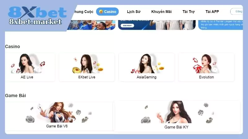 8XBet hoạt động với sứ mệnh mang đến sân chơi chất lượng