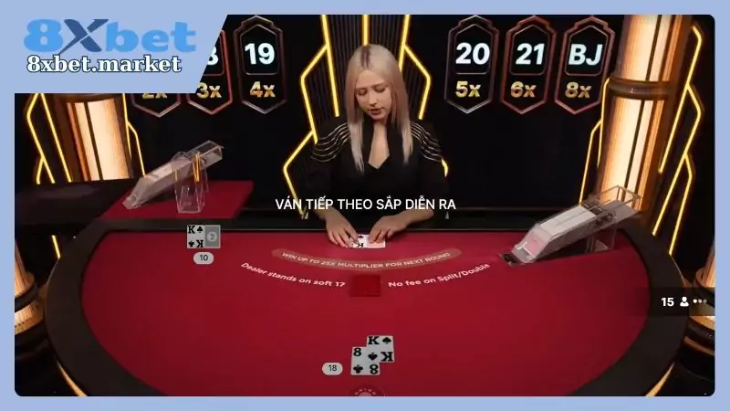 Trải nghiệm cách chơi blackjack tại 8xbet cực đã